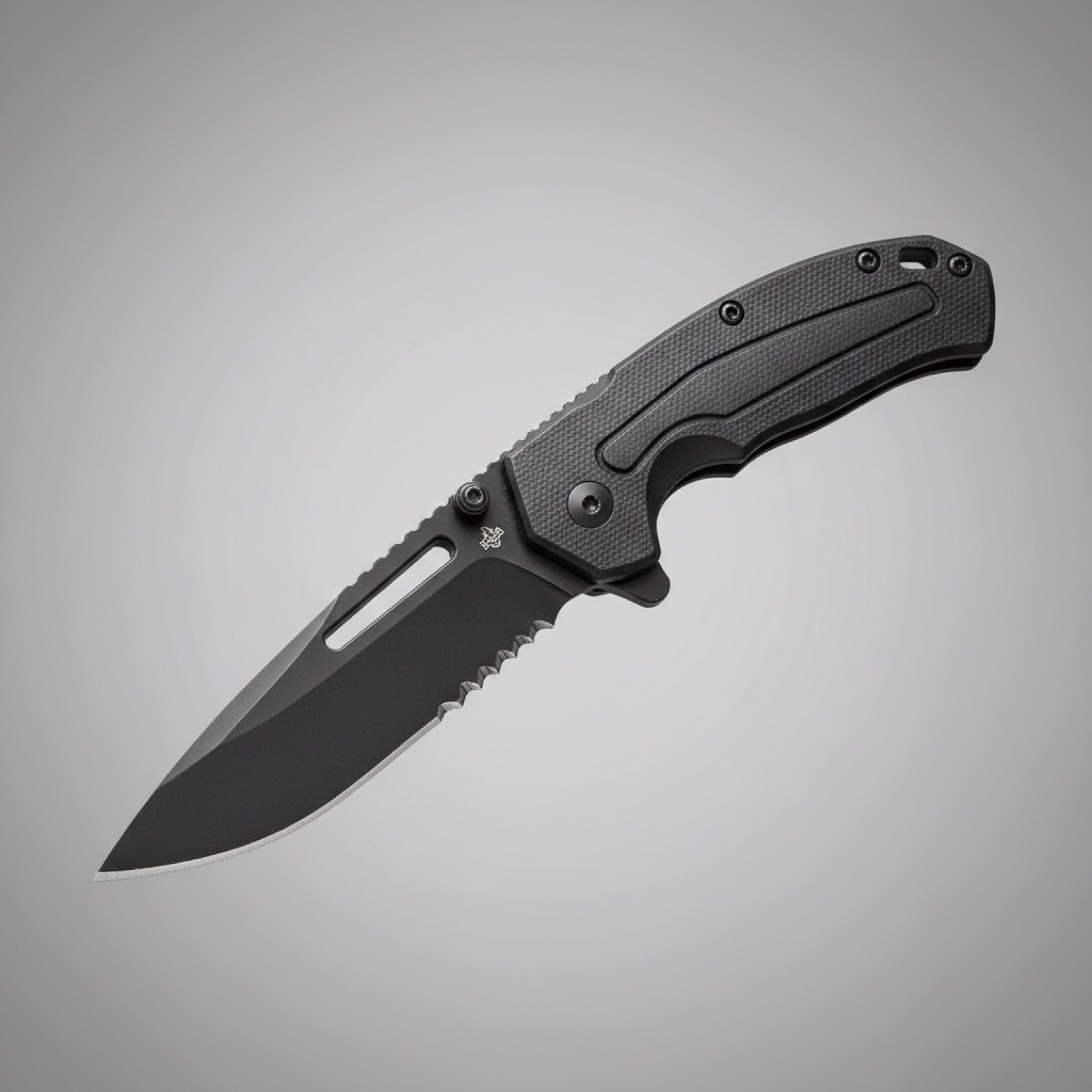 Couteau Semi-Cranté Tactique